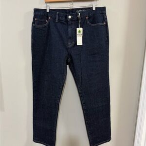 NWT Men's Outerknown S.E.A. Jeans Ambassador Slim Fit Indigo Jeans. Size 38x30